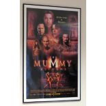 Framed Original UK movie poster The Mummy Returns