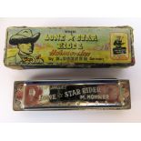 Steve Larrabee Lone Star Rider harmonica, 1950s