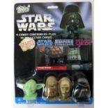 Topps Star Wars Candy Containers and cards, signed