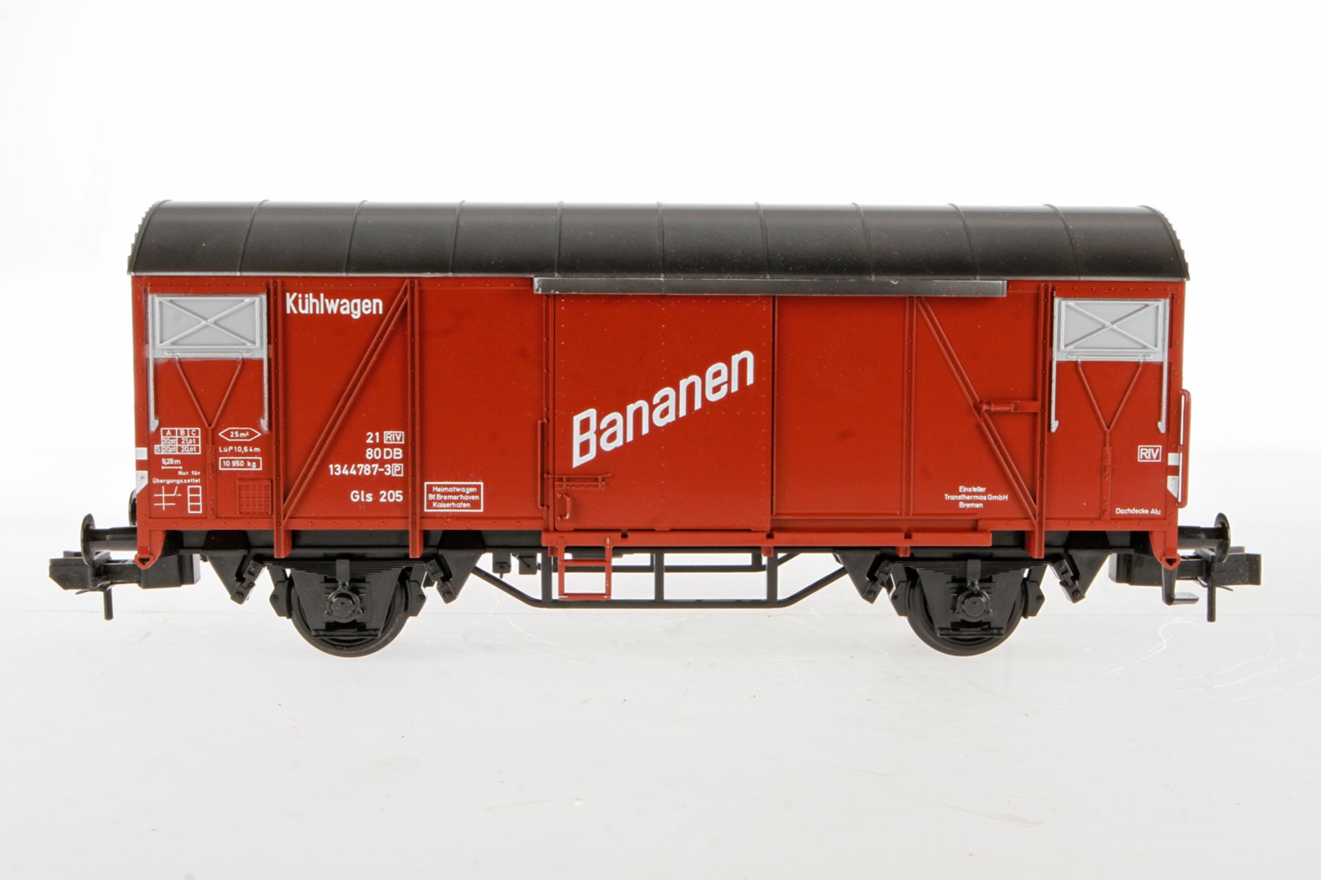 Märklin gedeckter Güterwagen 5860, Spur 1, braun, leichte Alterungsspuren, Länge 31, im