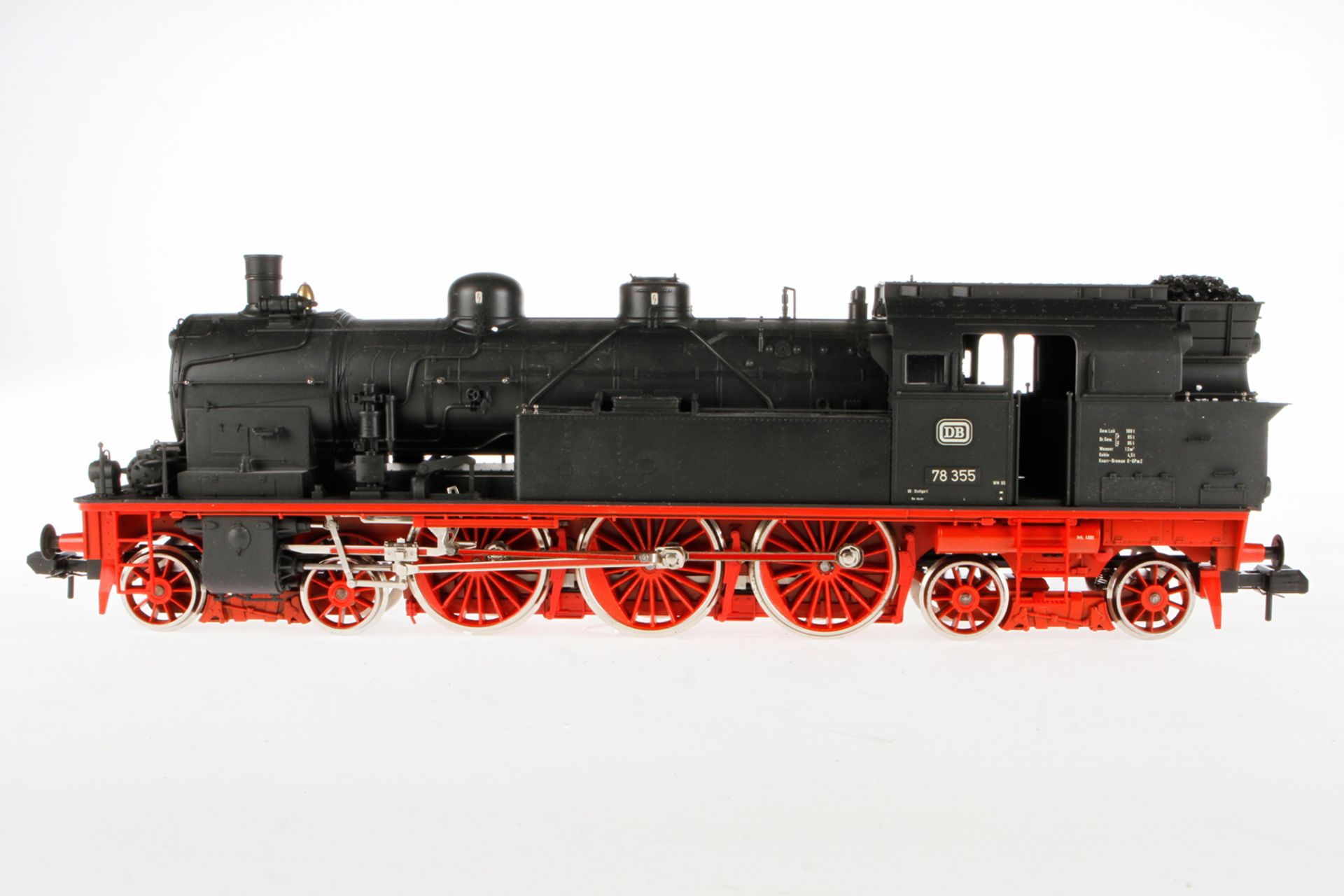 Märklin 2-C-2 Tenderlok "DB 78 355" 5706, Spur 1, elektrisch, schwarz, leichte Alterungsspuren,