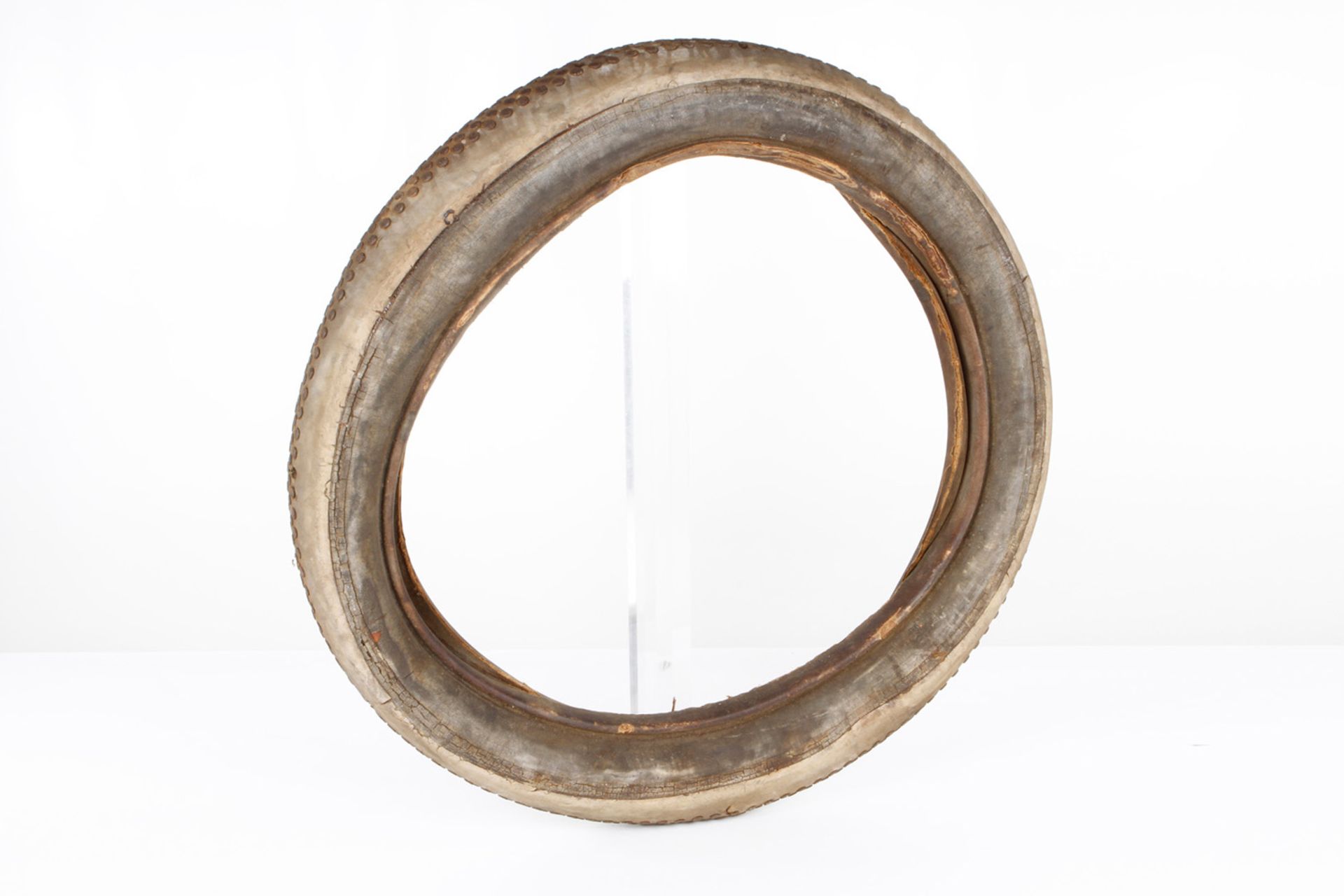 Michelin-Reifen um 1900,  880-120, De Olermon-F28 Turin, Leinwand mit Gummi und