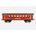 Stadtilm Mitropa Speisewagen 108/525/M, S 0, rot HL, LS und gealterter Lack, L 32,5, Z 2-3