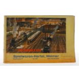 Märklin Katalog D 16 1939/40, 72 Seiten, Alterungsspuren