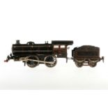 Märklin B-Dampflok 1041 mit 2A Tender, S 1, Uhrwerk intakt, CL, tw LS, tw ausgebessert, Z 2-3