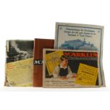 Konv. Märklin Literatur, darunter Anleitungsbuch, Schienenanlagen, Katalog 59 D DM und Teil von