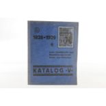 Hauser Katalog 1928-1929, 57 Seiten, Alterungs- und Gebrauchsspuren