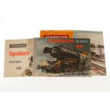 3 Märklin Kataloge: Handbuch 753/2, Signalbuch 446 und Gleispläne 763/2, Alterungs- und