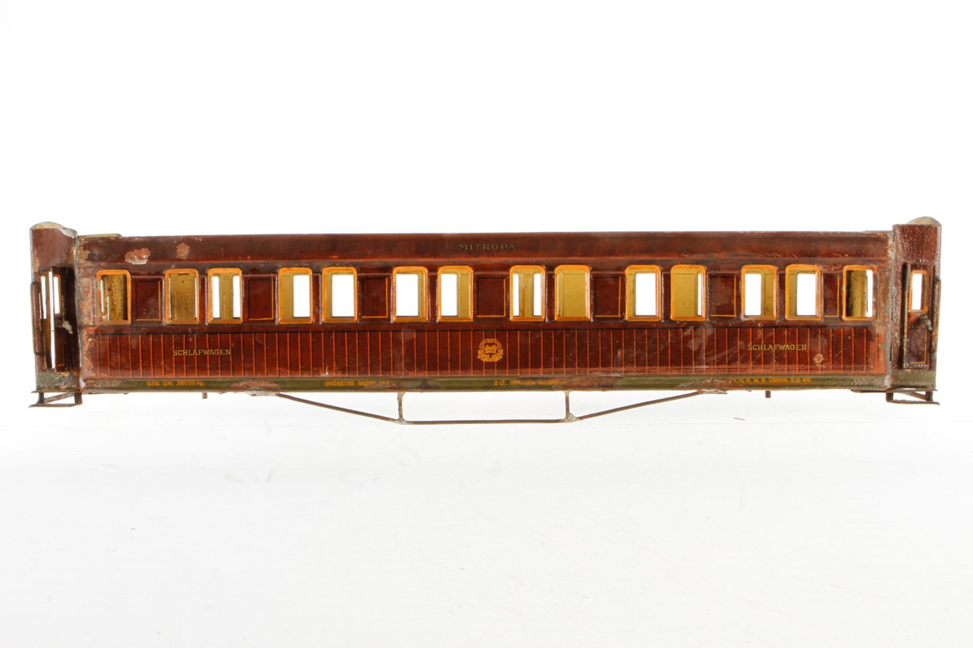 Märklin Mitropa Schlafwagen-Kasten, S 1, HL, NV, L 50, zum Herrichten