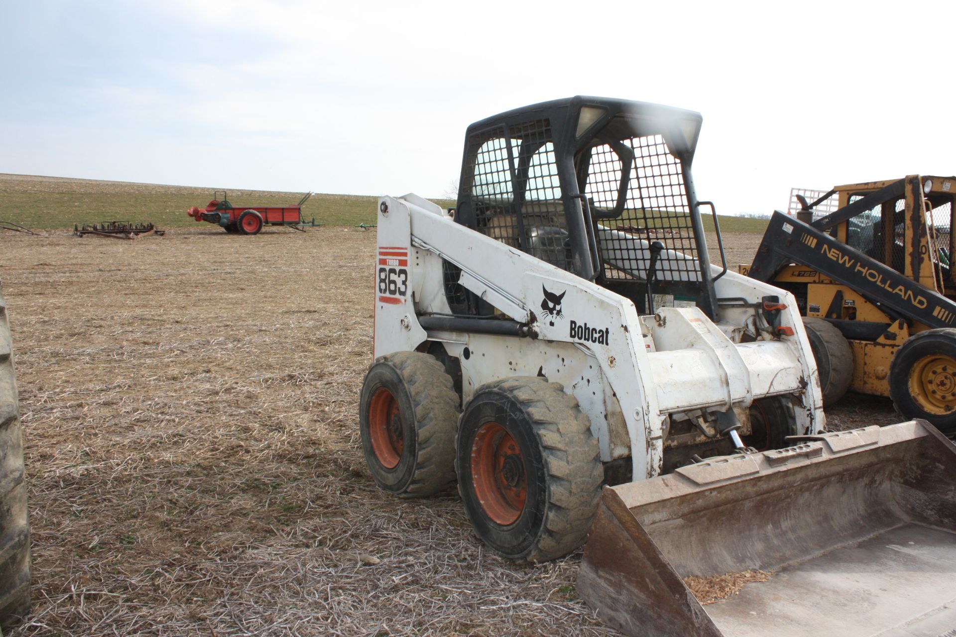 Bobcat 863 skidloader w/ Deutz engine and Q/tach bucket,  good operating machine, runs well and - Image 2 of 7