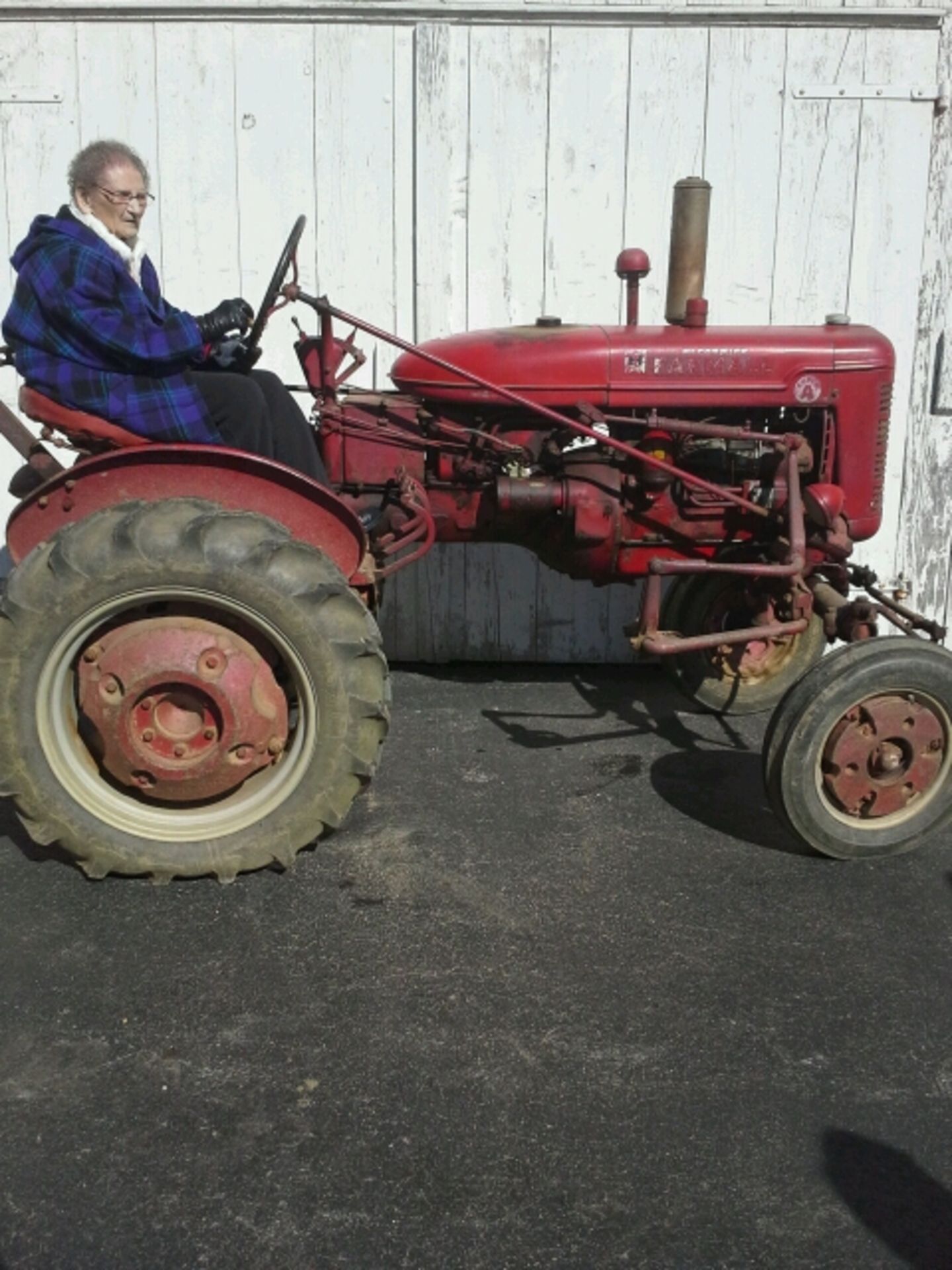 Farmall Super A  This has been the family tractor (Irene's), Purchased  in 1951 and  has been very