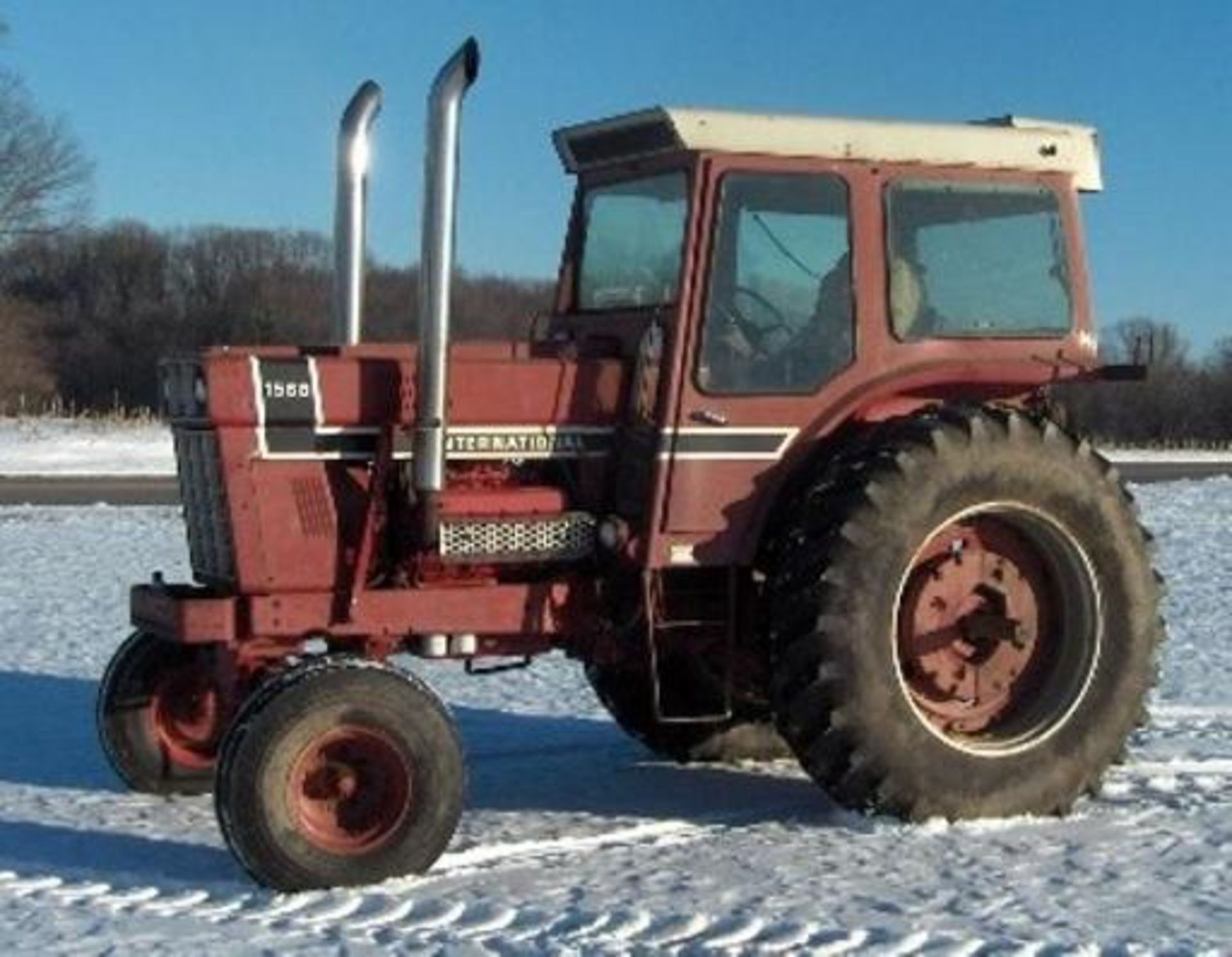 IH 1468, 1971 model-S#07770  this tractor originally would have been a white cab version (no air) - Image 7 of 9