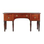 A GEORGE III MAHOGANY SIDEBOARD, CIRCA 1780 With rectangular top A GEORGE III MAHOGANY SIDEBOARD,