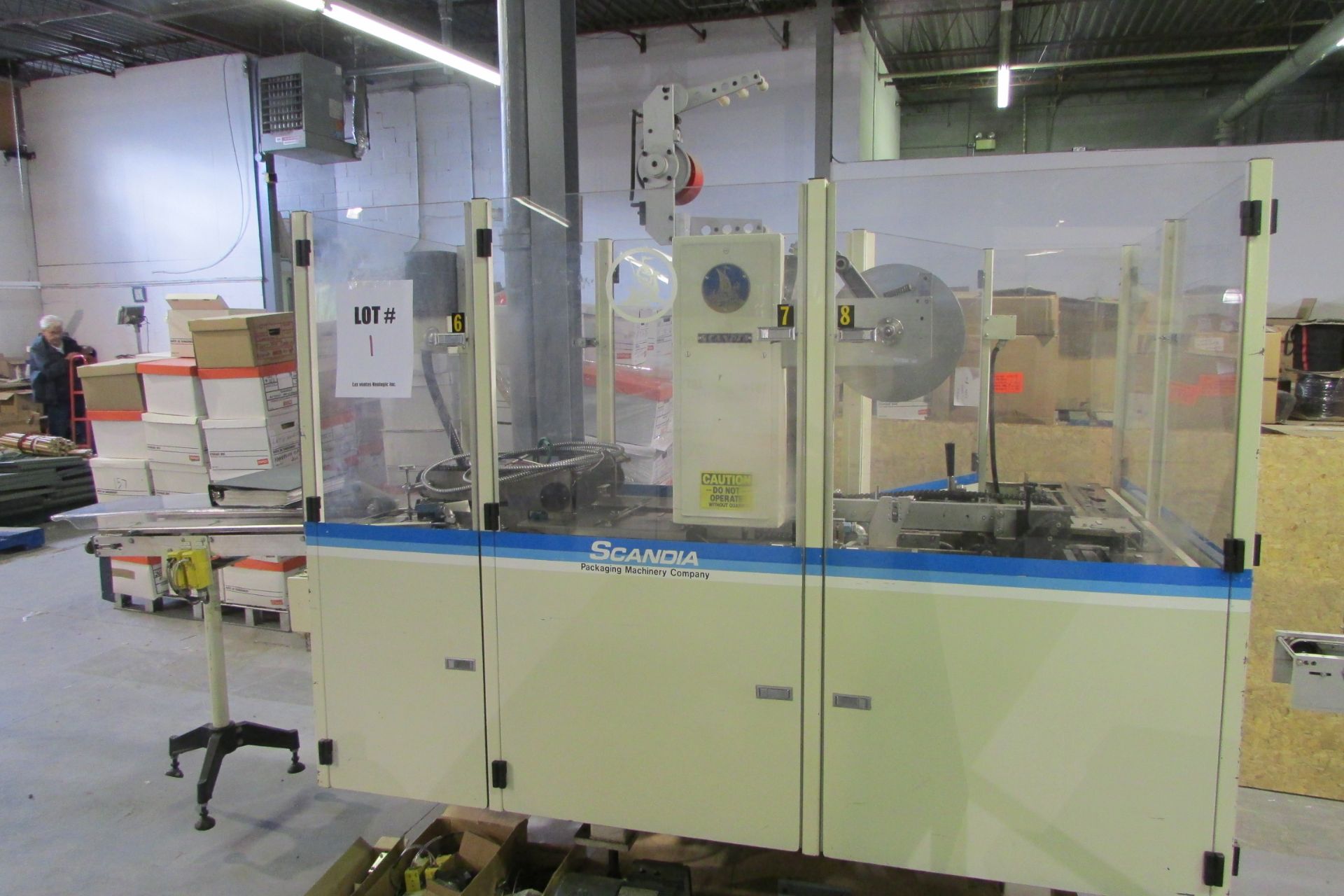 SCANDIA OVERWRAP MACHINE, MOD: 626