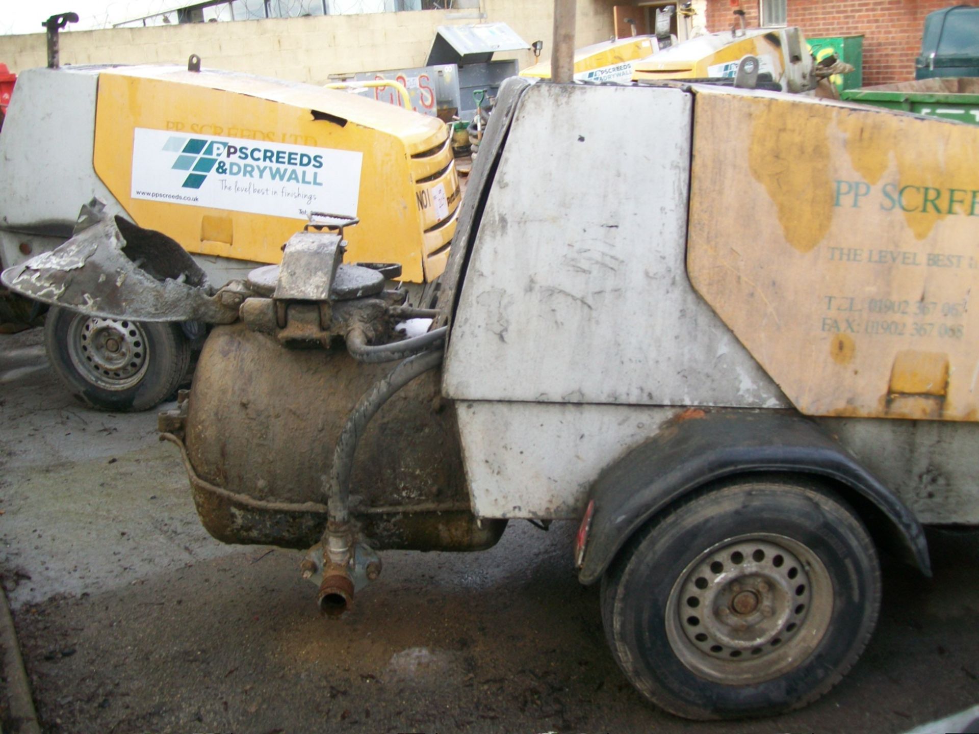 2003 Putzmeister M760DH SCREED PUMP, serial no not known, Plant No 2 with 6 x hoses, tripod and 7 - Image 7 of 7