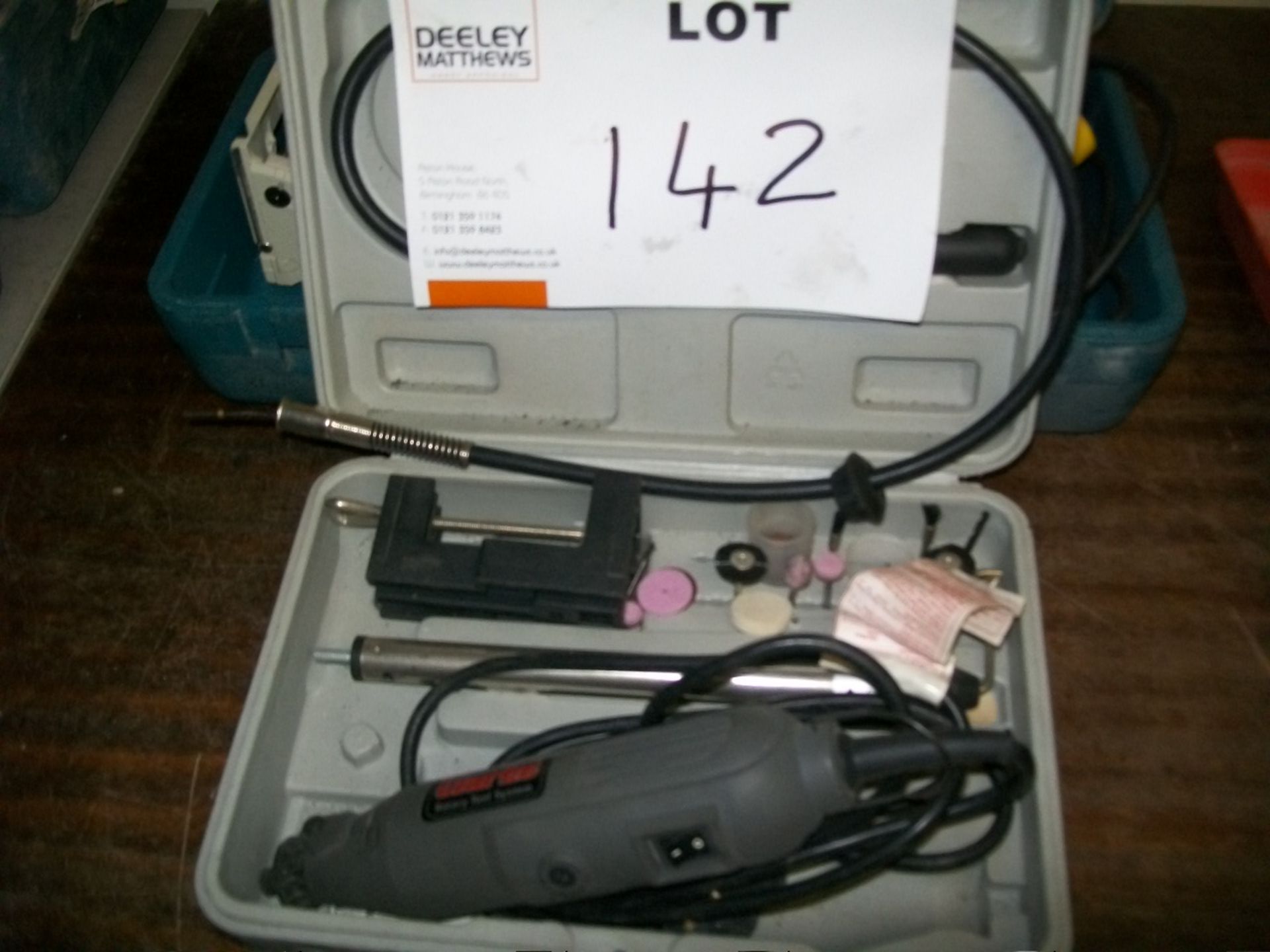 Clarke CRT40 ROTARY TOOL SYSTEM 15000-35000rpm with attachments and case (240v)