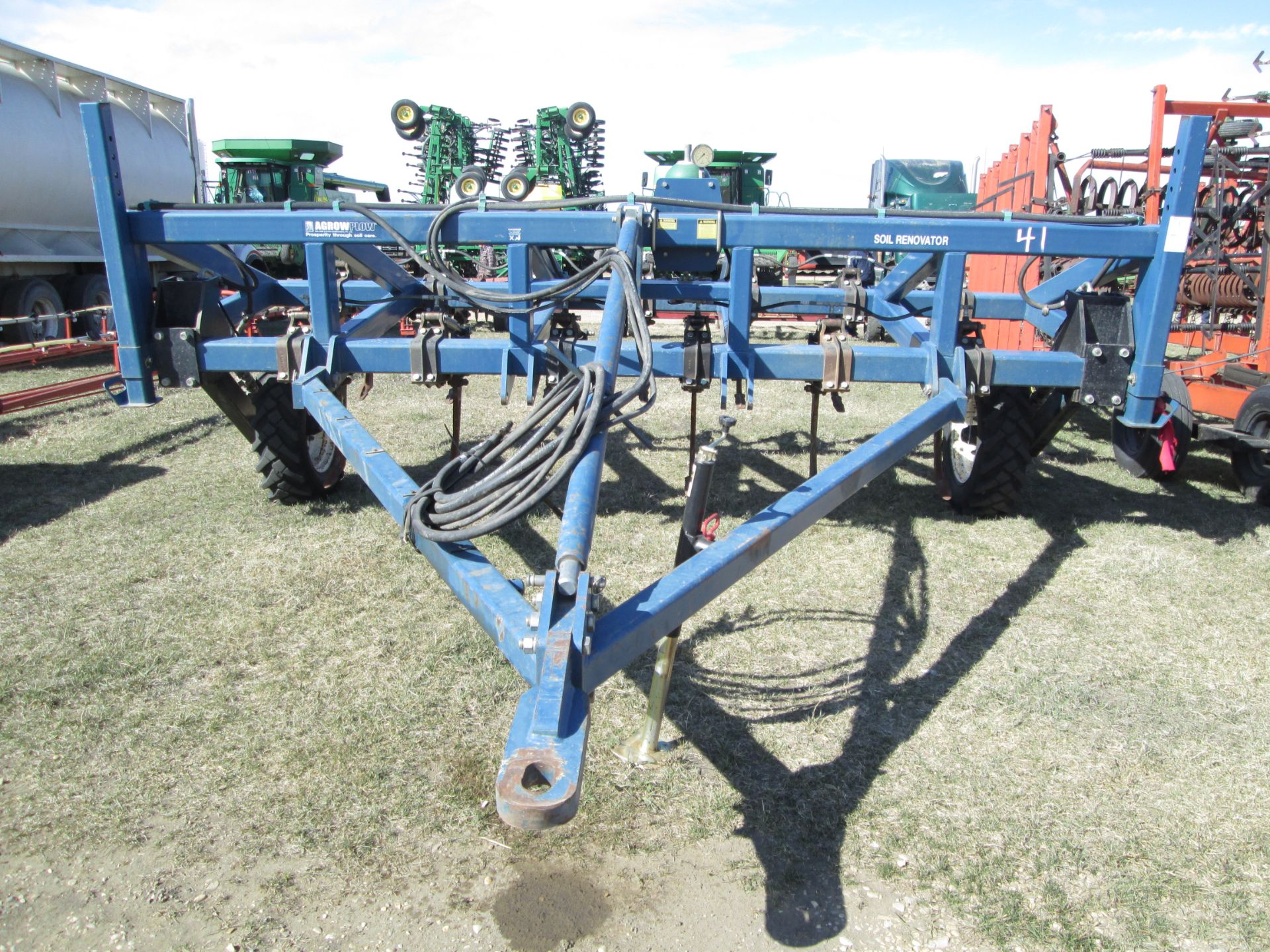 AGROPLOW 13 SHANK PULL TYPE PLOW, LOT 41