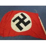 German WW2 Party flag, larger size, quite good condition, GVF