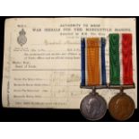 Mercantile Marine Medal and BWM to a stewardess Mable Bedingfield of 17 Empire Road, Dovercourt Bay,