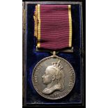 Empress of India Medal in silver, with original C.C.Adams fitted case. EF with a few light contact