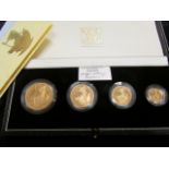Britannia Four coin set 1987 (£100, £50, £25 & £10) Proof FDC boxed as issued