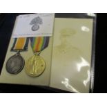 BWM & Victory Medal to GS-46088 A.Sjt A E Colwell R. Fusiliers. GVF (2)