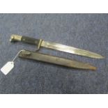 Bayonet: German Model 1939 Dress bayonet. Ricasso signed 'E. PACK & SOHNE SOLINGEN' & logo. Two