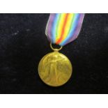 Victory Medal to 188 A.W.O.CL.2. Willie Cossins 8th Bn W.Yorks Regt. Killed In Action 27th Sept 1918