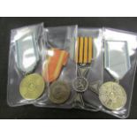 Finland 4x medals inc Veterans Cross and two Olympic type medals, GVF