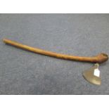 Zulu War Tribal Club with Axe Head - vendor states from the Dennis Slack collection