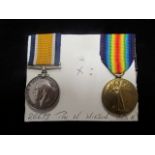 BWM & Victory Medal named 26693 Pte William Wilson Bedford Regt. Killed In Action 21/8/1918