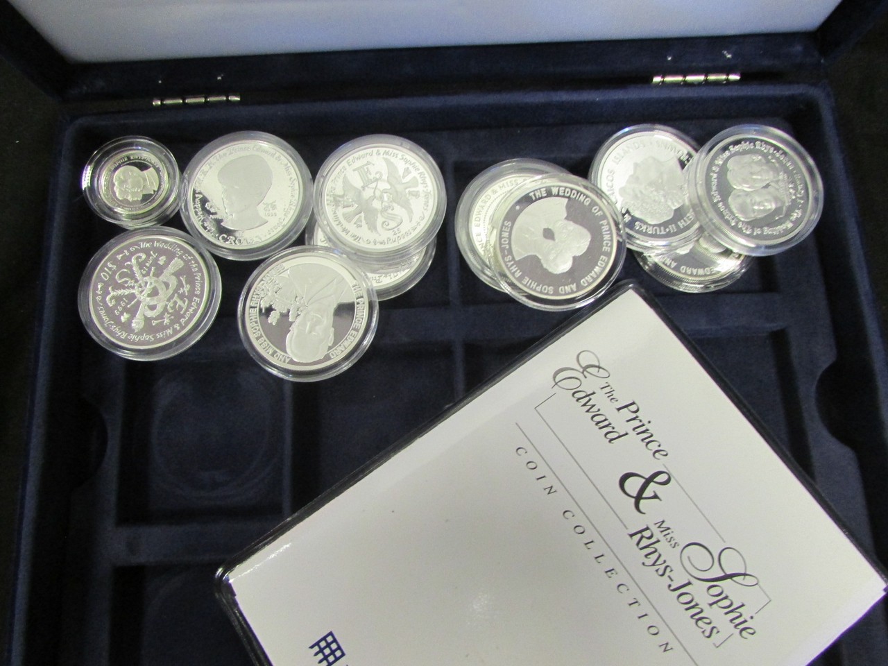 British Commonwealth Silver Proofs (18) 1990s, mostly crown-size related to the wedding of Prince
