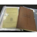 WW1 set of five booklets notes from the front with WW1 pocket book all belonged to Captain