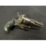 19th century US made pin fire bull dog pocket revolver