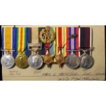 BWM & Victory Medal (306976 Pte G McArthur Lan Fus), India General Service Medal with North West