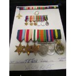 Group attributed to Captain (Hon Maj) T E J N Powell (94796) - Medals mounted as worn - 1939-45