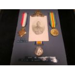 1915 Star, BWM & South African Victory Medal to Pte Alfred Barling Natal Light Horse (Pair named Gnr