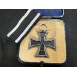 Imperial German Iron Cross 2nd class in a fitted presentation case, GVF