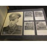 Military police photo album containing a large amount of photos etc, mainly relating to occupied