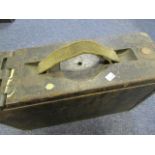 German WW1 ammo box with large German WW1 Pioneer spanner