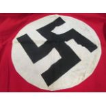 German WW2 double Sided flag size approx 28x21 inches