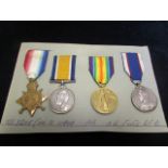 Group to SS.3205 A.E. Foote AB RN. Medals - 1915 Star Trio and GV Royal Fleet Reserve LSGC Medal (