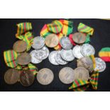 Zaire Medals, 2 different types (x20)