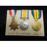 1915 Star Trio to 31644 Pte H Edwards Welsh Regt. VF (3)