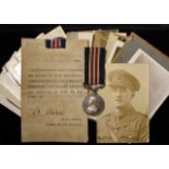 Military Medal GV named 12735 A.Sjt G F Cowling 7/Bedford Regt. Later Commissioned into the