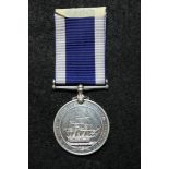 Royal Naval LSGC Medal GV to PLY.9586 Arthur Allen. Private. RMLI (rank corrected). EF