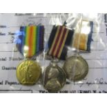 Military Medal, BWM & Victory medals to 40358 Pte J Steele 6th Bn Leicestershire Regt, gazetted 6-