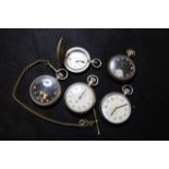 Military Pocket Watches - Stopwatch Patt 3169 W/D stamped 26285. Another G.S.MkII A77989. Damas W/