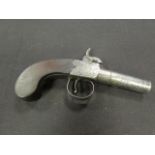 19th century percussion box lock pocket pistol Smith of London