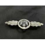 German Luftwaffe Fighter close combat clasp, maker named Junker, GVF